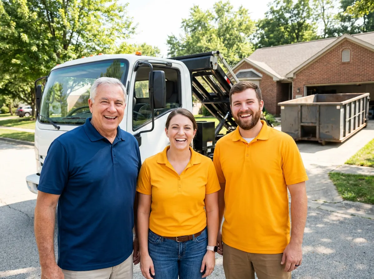 The First Call Dumpster Rental team, dumpster rental in Indianapolis, IN